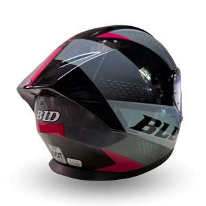 Casco Modular BLD 166 Elixor Gris/Rosa Brillante