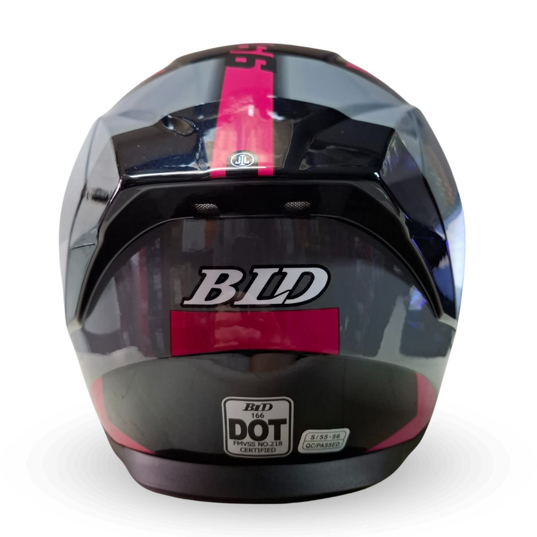 Casco Modular BLD 166 Elixor Gris/Rosa Brillante