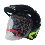 Casco BLD 203 Fifking Negro/Naranja Brillante