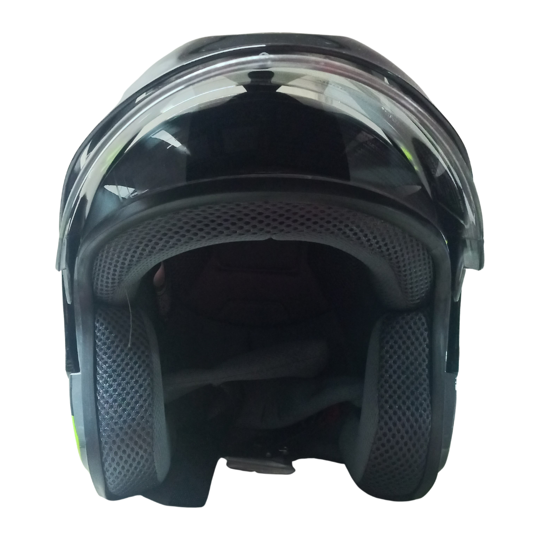 Casco BLD 203 Fifking Negro/Naranja Brillante