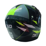 Casco BLD 203 Fifking Negro/Naranja Brillante