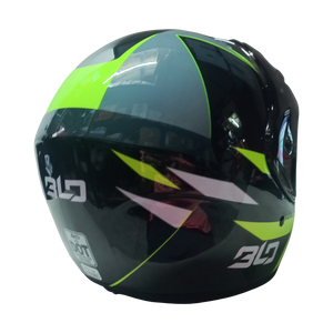 Casco BLD 203 Fifking Negro/Naranja Brillante