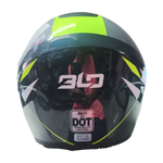 Casco BLD 203 Fifking Negro/Naranja Brillante