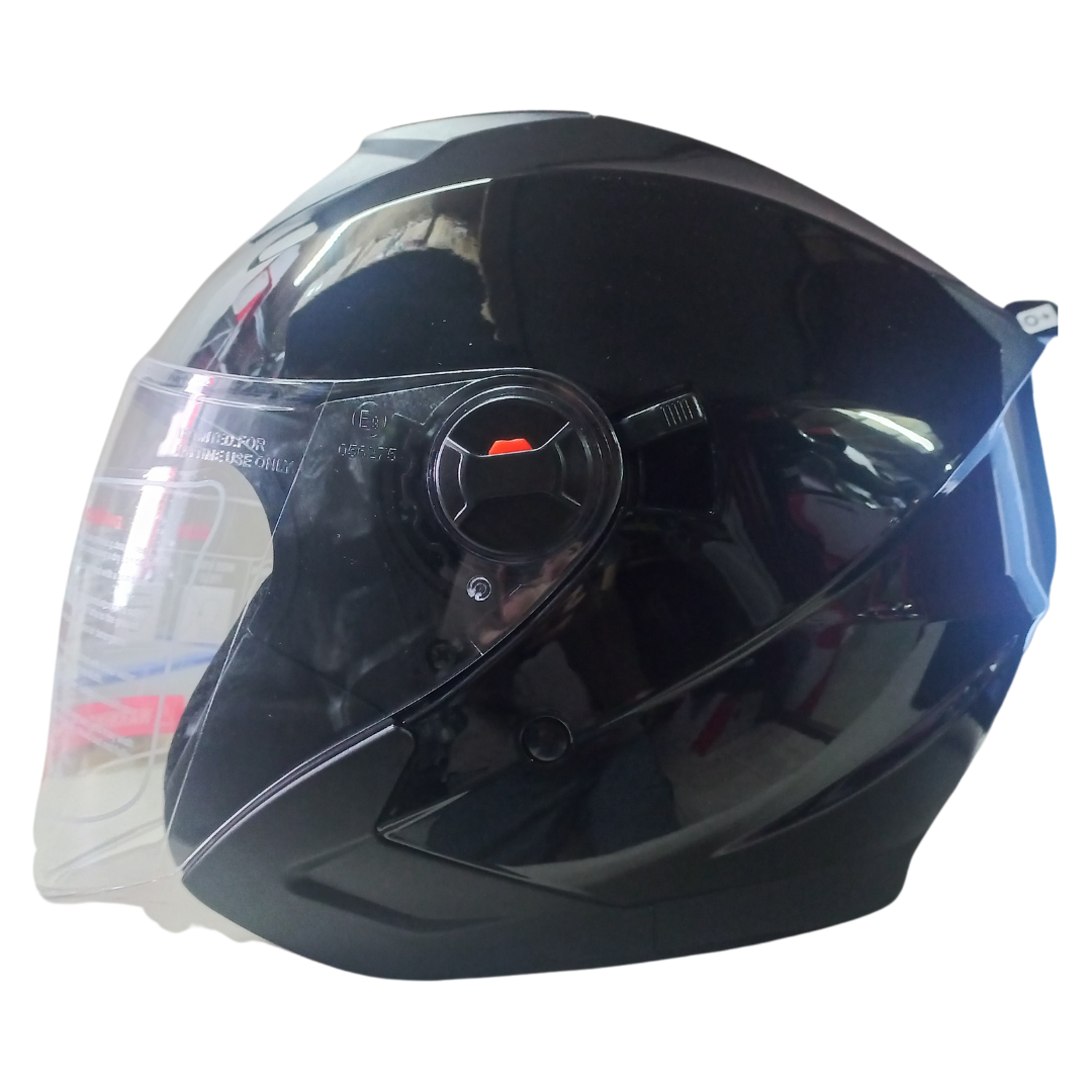 Casco Abierto BLD 705 Solid Negro Brillante