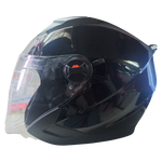 Casco Abierto BLD 705 Solid Negro Brillante