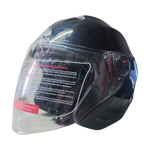 Casco Abierto BLD 705 Solid Negro Brillante