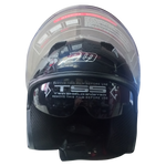 Casco Abierto BLD 705 Solid Negro Brillante