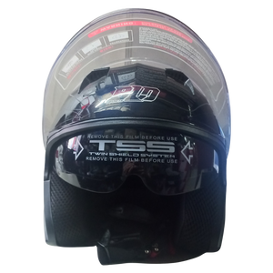 Casco Abierto BLD 705 Solid Negro Brillante