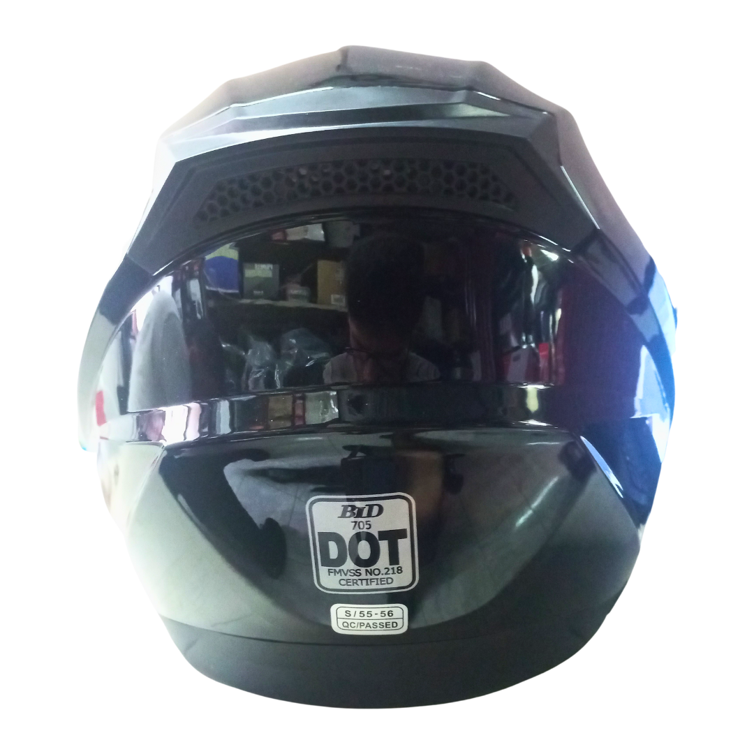 Casco Abierto BLD 705 Solid Negro Brillante