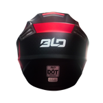 Casco Abierto BLD 708 Dark Negro/Rojo Mate