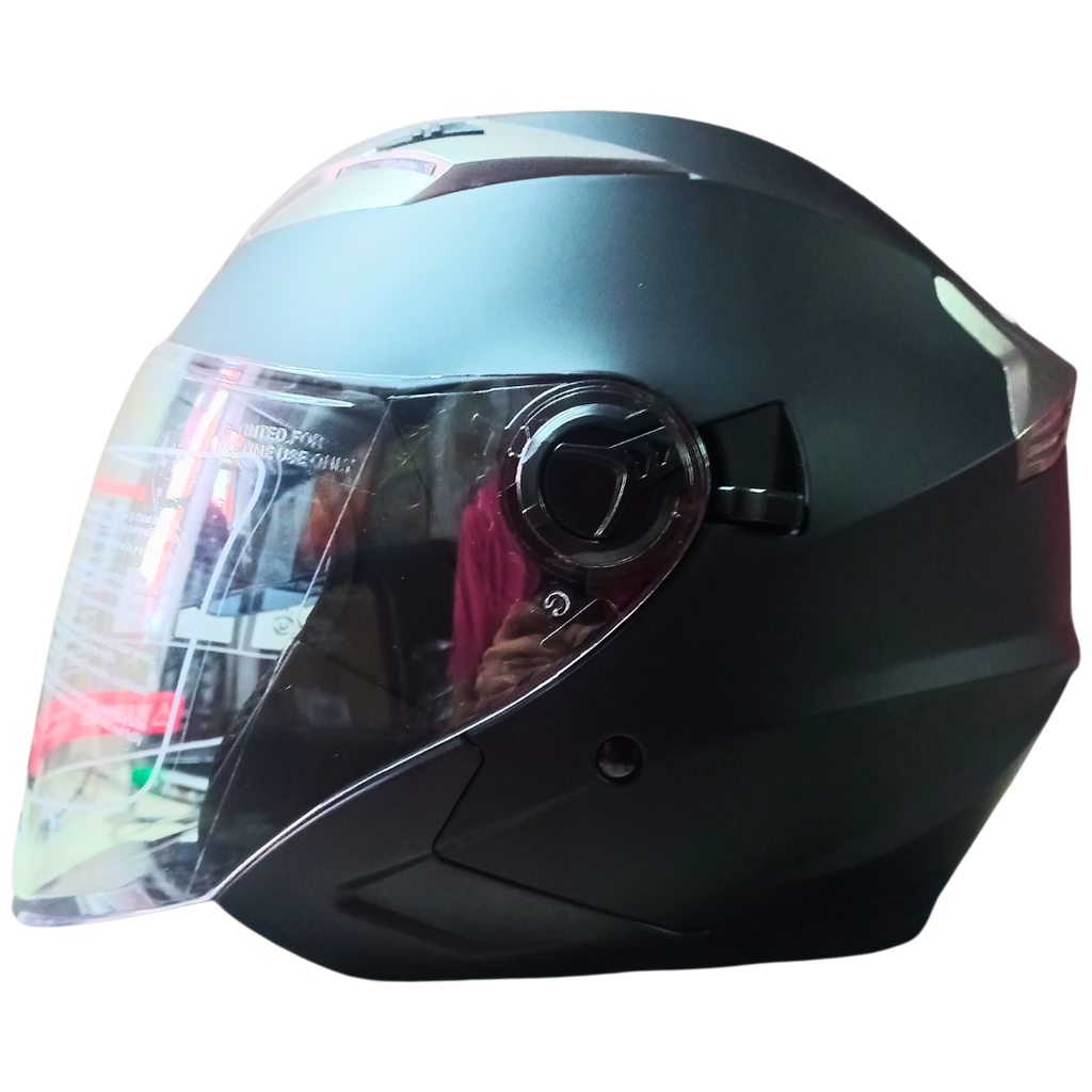 Casco Abierto BLD 708 Solid Negro Mate