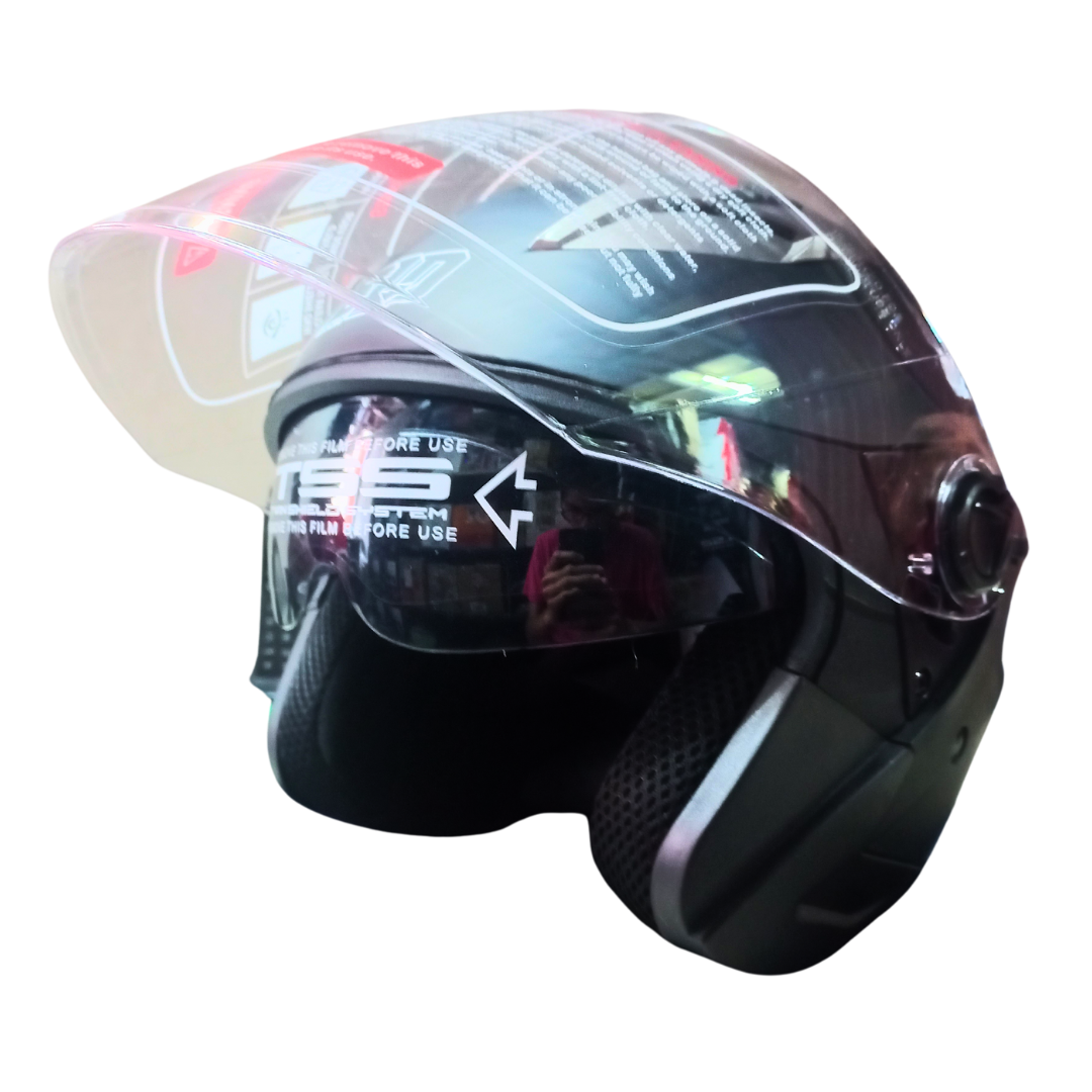 Casco Abierto BLD 708 Solid Negro Mate