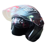 Casco Abierto BLD 708 Solid Negro Mate