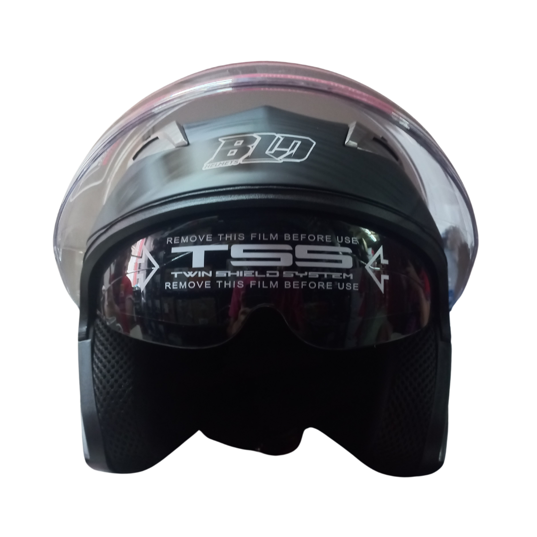 Casco Abierto BLD 708 Solid Negro Mate