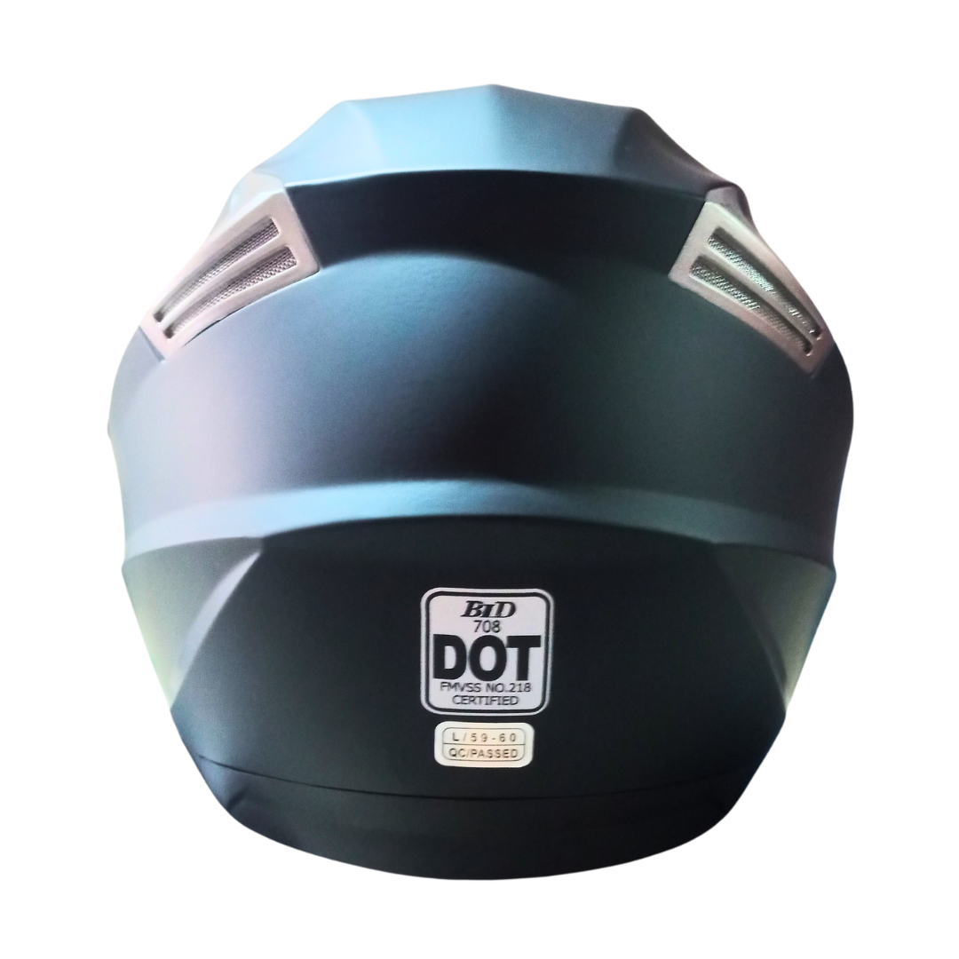 Casco Abierto BLD 708 Solid Negro Mate