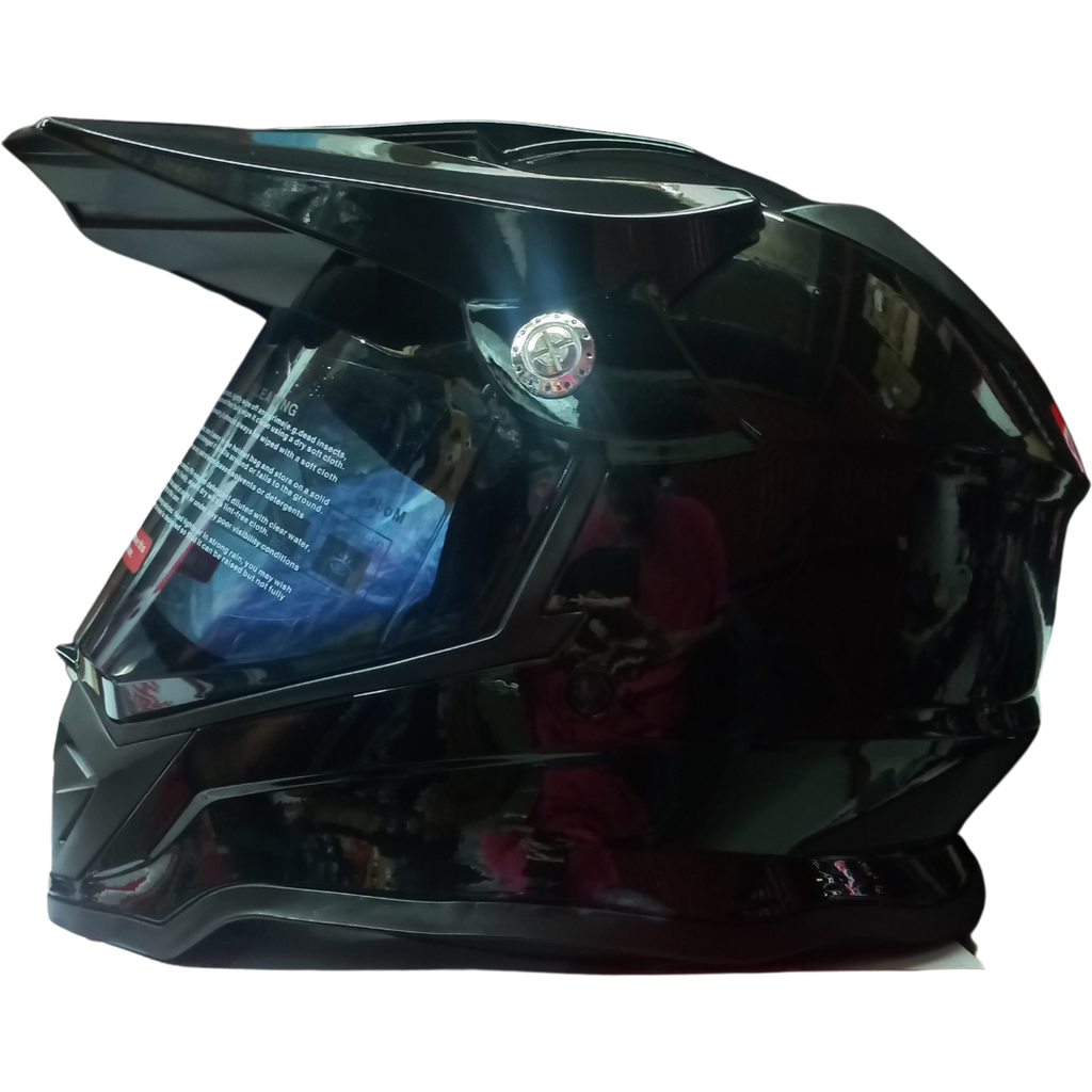 Casco BLD 819-7 Negro Brillante