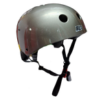 Casco Abierto BMX BLD HSMH Plateado Brillante