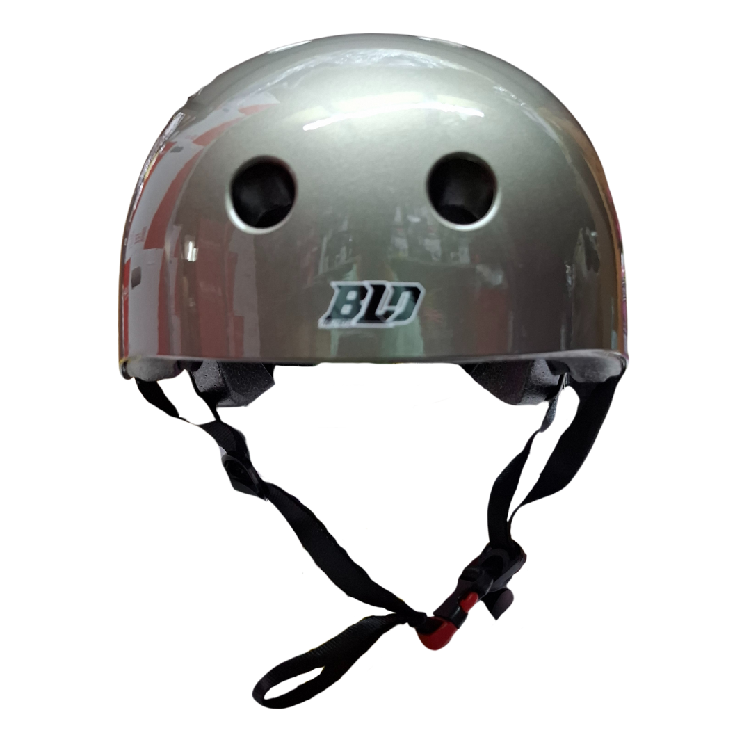 Casco Abierto BMX BLD HSMH Plateado Brillante