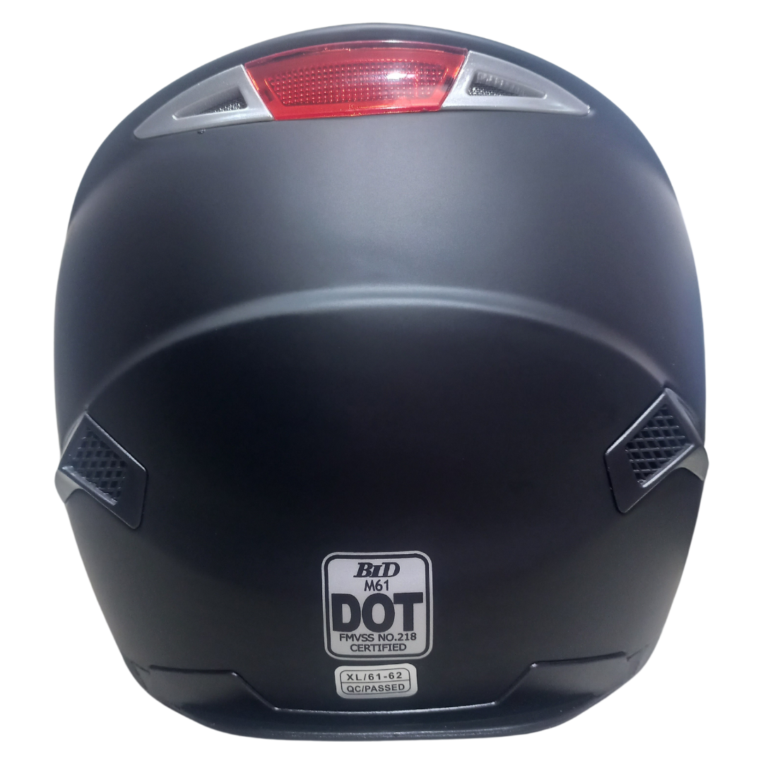 Casco BLD M61 Solid Negro Mate