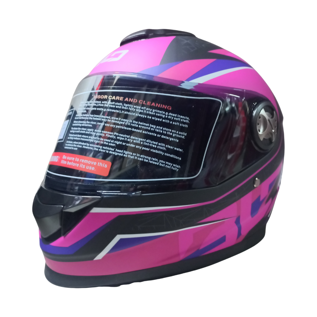 Casco BLD M65 Lord Negro/Rosa Mate