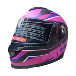 Casco BLD M65 Lord Negro/Rosa Mate