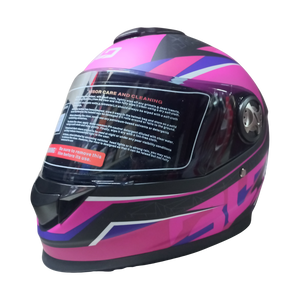 Casco BLD M65 Lord Negro/Rosa Mate