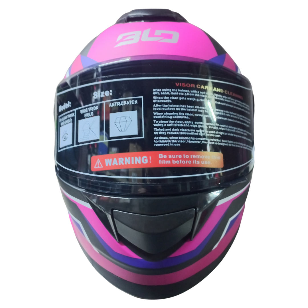 Casco BLD M65 Lord Negro/Rosa Mate