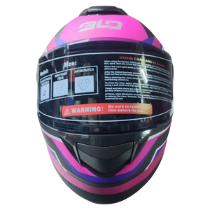 Casco BLD M65 Lord Negro/Rosa Mate