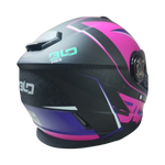 Casco BLD M65 Lord Negro/Rosa Mate