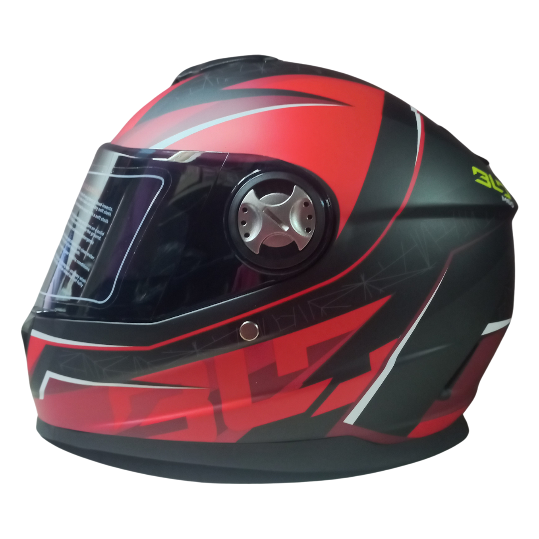 Casco BLD M65 Lord Negro/Rojo Mate