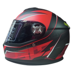 Casco BLD M65 Lord Negro/Rojo Mate