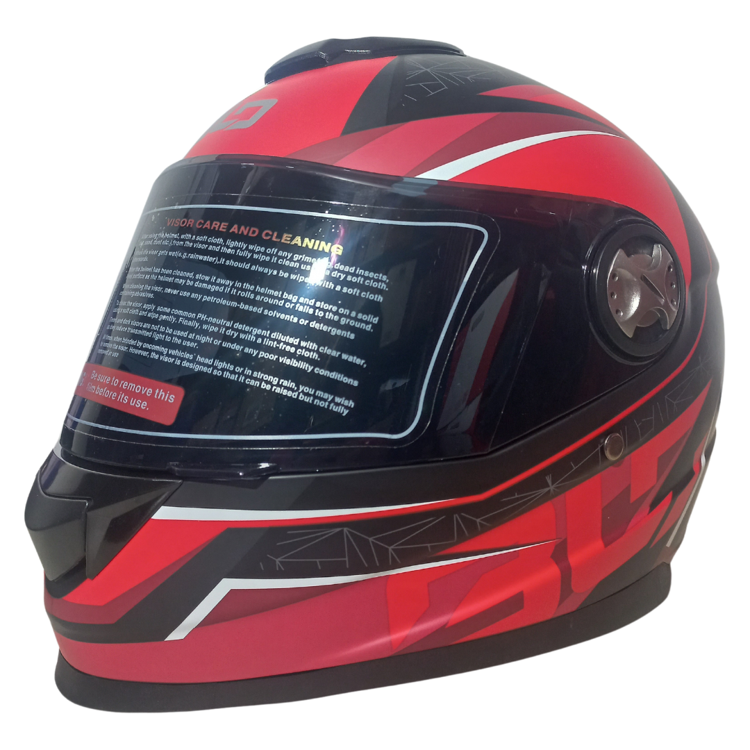 Casco BLD M65 Lord Negro/Rojo Mate