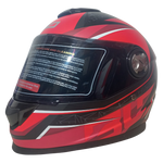 Casco BLD M65 Lord Negro/Rojo Mate