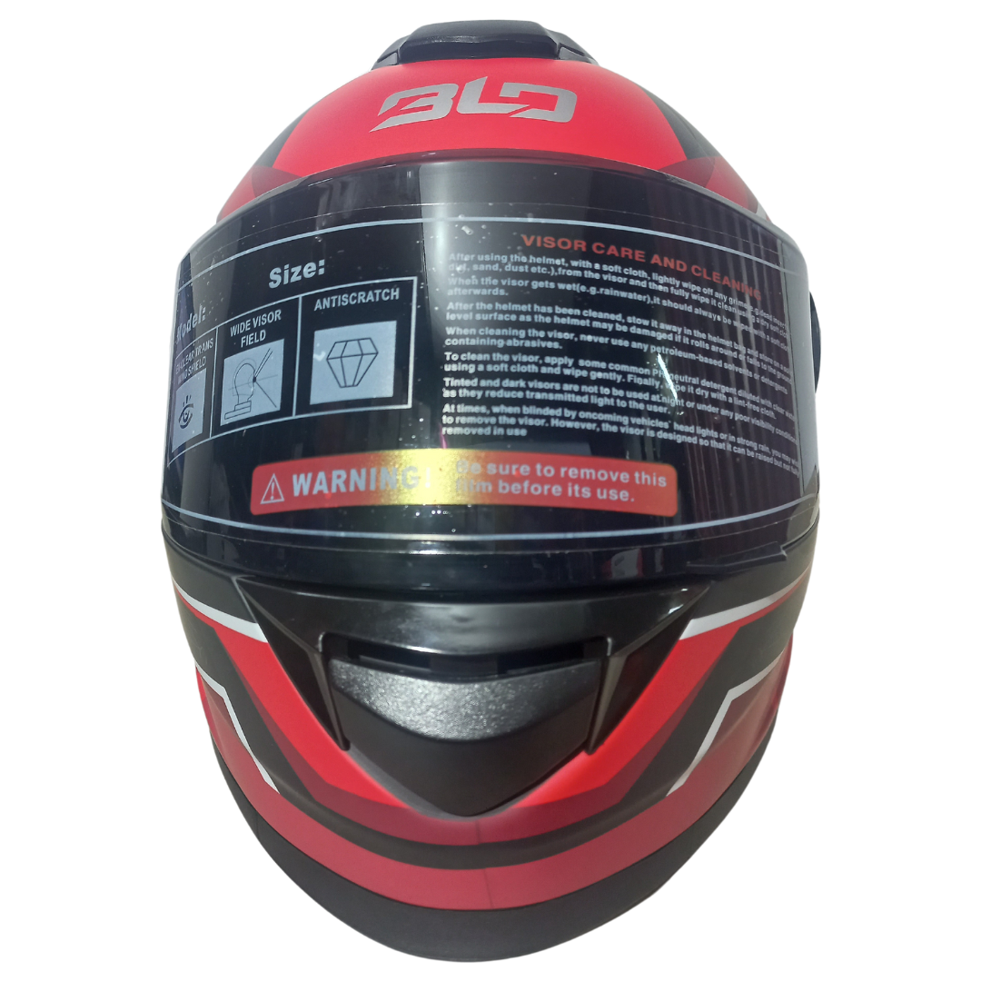 Casco BLD M65 Lord Negro/Rojo Mate