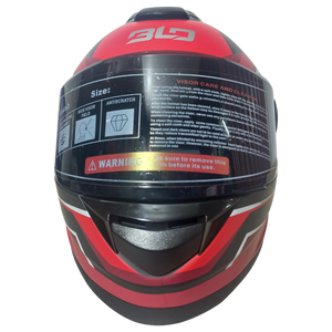 Casco BLD M65 Lord Negro/Rojo Mate