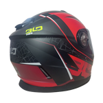 Casco BLD M65 Lord Negro/Rojo Mate