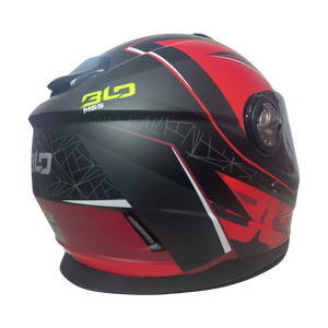 Casco BLD M65 Lord Negro/Rojo Mate