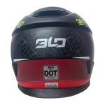 Casco BLD M65 Lord Negro/Rojo Mate