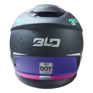 Casco BLD M65 Lord Negro/Rosa Mate