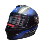 Casco BLD M65 O'Conner Negro/Azul Mate