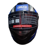 Casco BLD M65 O'Conner Negro/Azul Mate