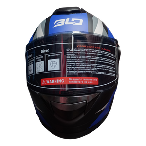 Casco BLD M65 O'Conner Negro/Azul Mate