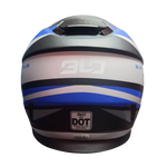 Casco BLD M65 O'Conner Negro/Azul Mate