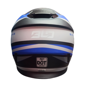 Casco BLD M65 O'Conner Negro/Azul Mate