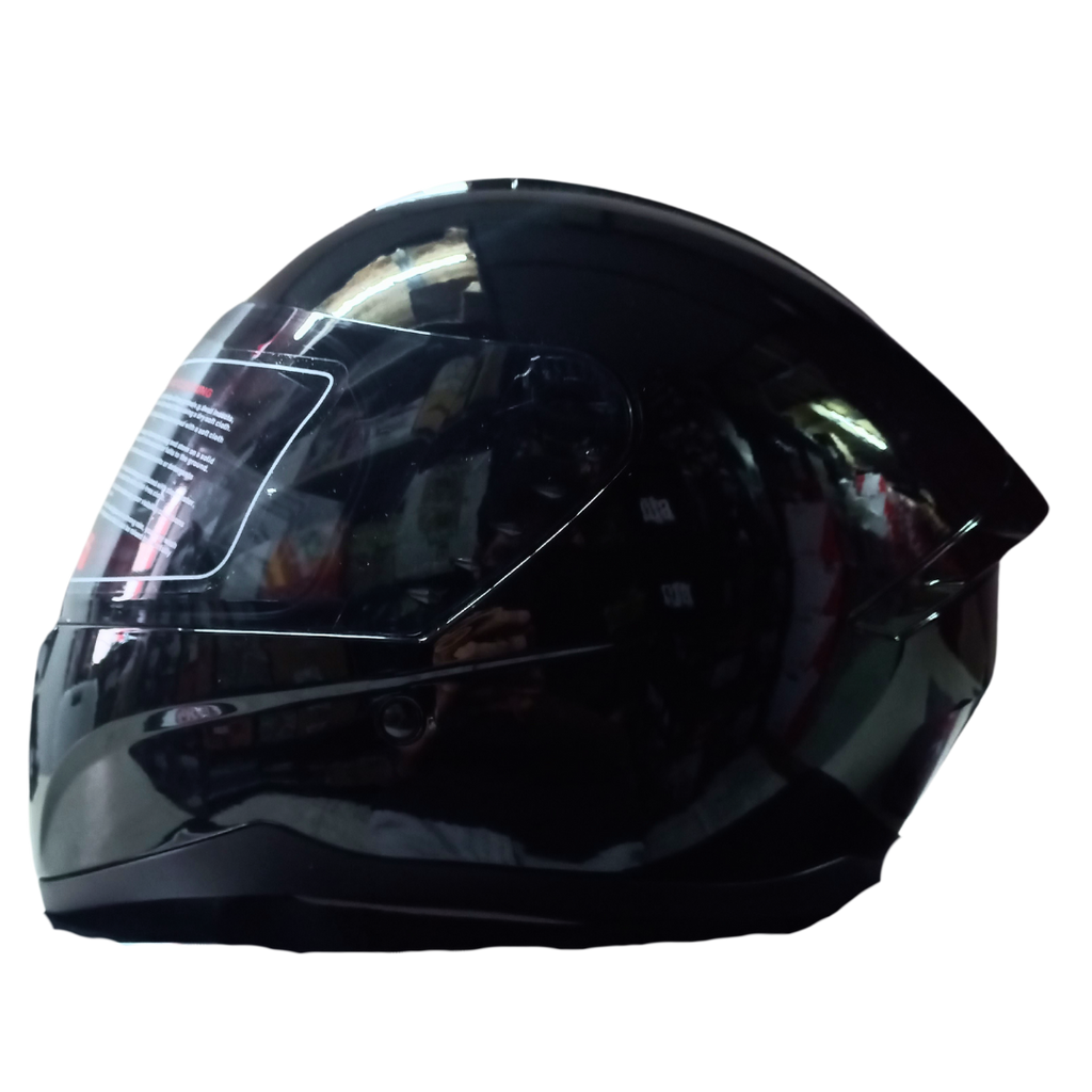 Casco BLD M71 Solid Negro Brillante