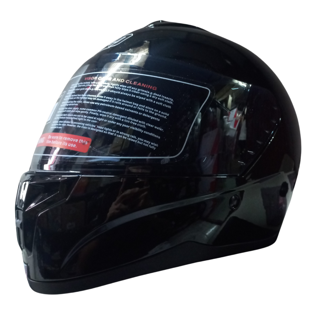 Casco BLD M71 Solid Negro Brillante