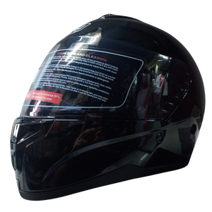 Casco BLD M71 Solid Negro Brillante