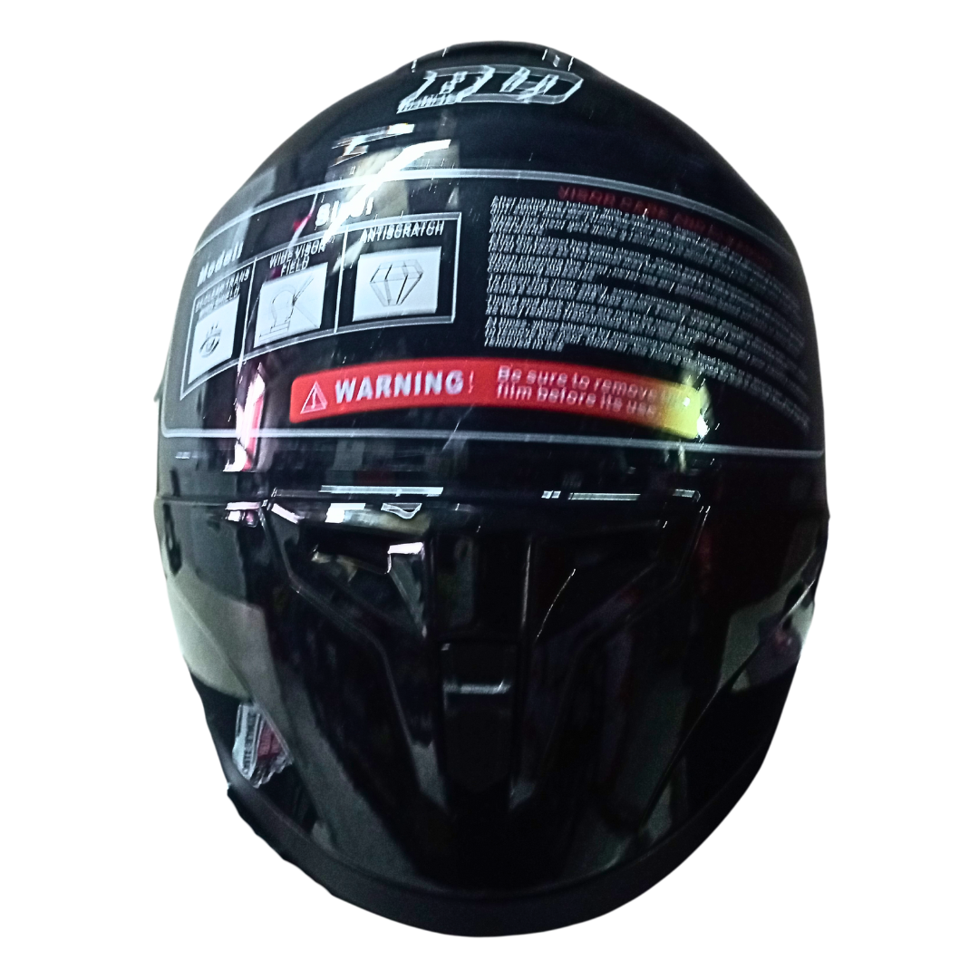 Casco BLD M71 Solid Negro Brillante