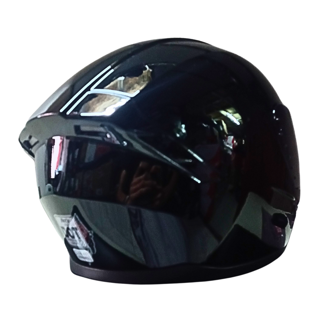 Casco BLD M71 Solid Negro Brillante