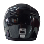 Casco BLD M71 Solid Negro Brillante